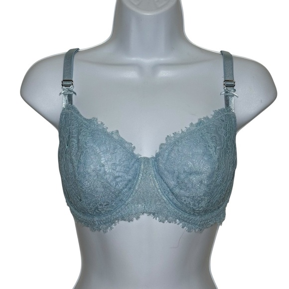 Victoria's Secret Wicked Unlined Lace Blue Topaz
Balconette Bra 34DDD - Picture 3 of 12